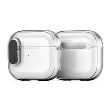  Dux Ducis - PECL Series tok - Apple AirPods 4 - Átlátszó Fekete
