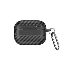  Techsuit - Szénszálas - AirPods 4 - Fekete tok