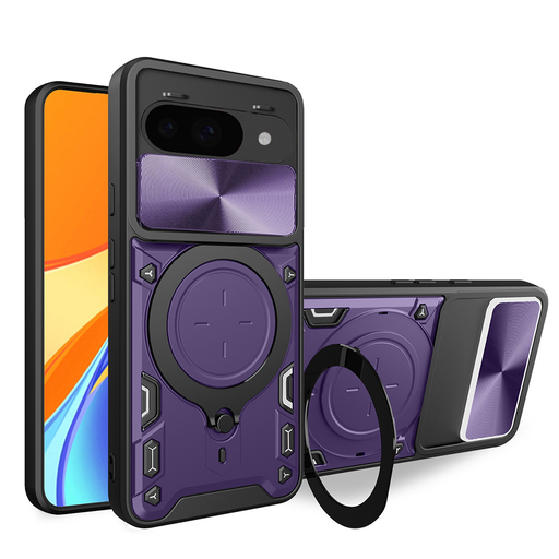 Techsuit - CamGuard Pro - Google Pixel 9a - Lila tok Techsuit - CamGuard Pro - Google Pixel 9a - Lila tok