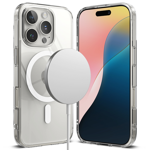 Ringke - Fusion MagSafe - iPhone 16 Pro - Átlátszó tok Ringke - Fusion MagSafe - iPhone 16 Pro - Átlátszó tok