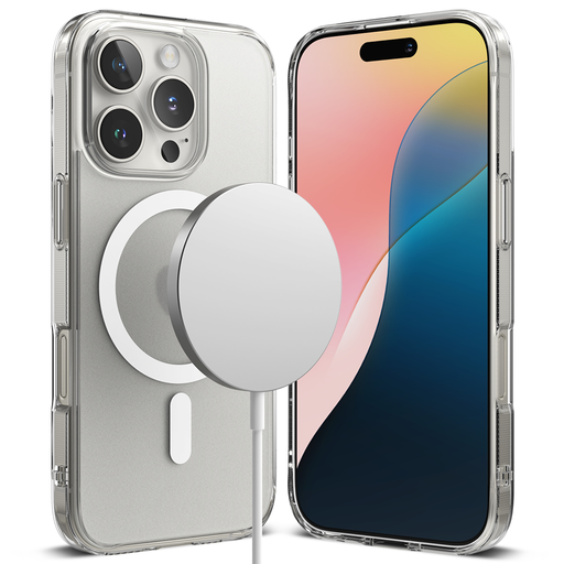 Ringke - Fusion MagSafe - iPhone 16 Pro - Matt Átlátszó tok Ringke - Fusion MagSafe - iPhone 16 Pro - Matt Átlátszó tok