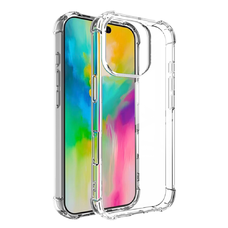  Techsuit - Ütésálló Átlátszó Szilikon - iPhone 16 Pro - Átlátszó tok