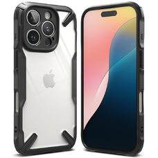  Ringke - Fusion X - iPhone 16 Pro - Fekete tok