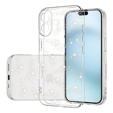  Techsuit - SparkleSkin Sorozat - iPhone 16 - Átlátszó tok