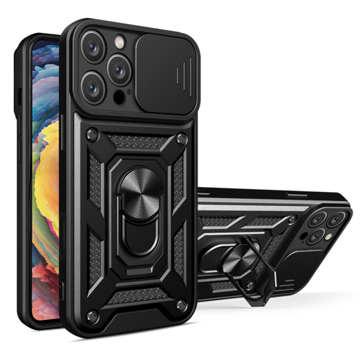  Techsuit - CamShield sorozat - iPhone 16 Pro Max - Fekete tok