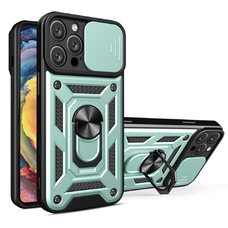  Techsuit - CamShield sorozat - iPhone 16 Pro Max - Zöld tok