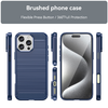  Techsuit - Karbon Szilikon - iPhone 16 Pro - Kék tok - 4. kép