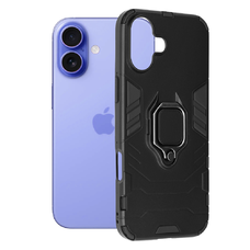  Techsuit - Szilikon Pajzs - iPhone 16 - Fekete tok