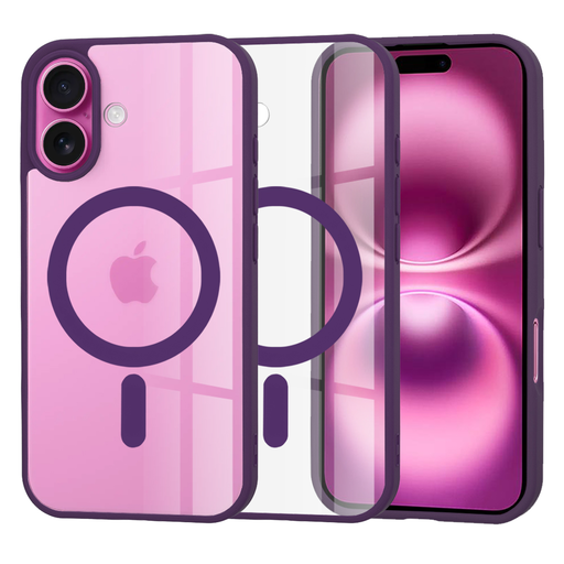 Techsuit - MagSafe Pro - iPhone 16 Plus - Lila tok Techsuit - MagSafe Pro - iPhone 16 Plus - Lila tok