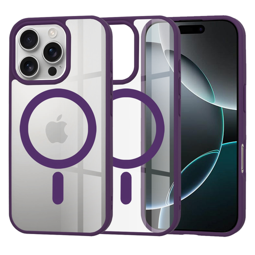 Techsuit - MagSafe Pro - iPhone 16 Pro - Lila tok Techsuit - MagSafe Pro - iPhone 16 Pro - Lila tok