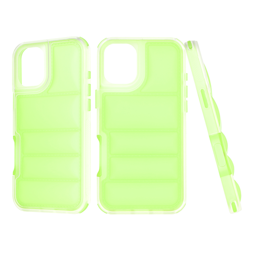 Techsuit - Hullámpajzs - iPhone 16 - Zöld tok Techsuit - Hullámpajzs - iPhone 16 - Zöld tok