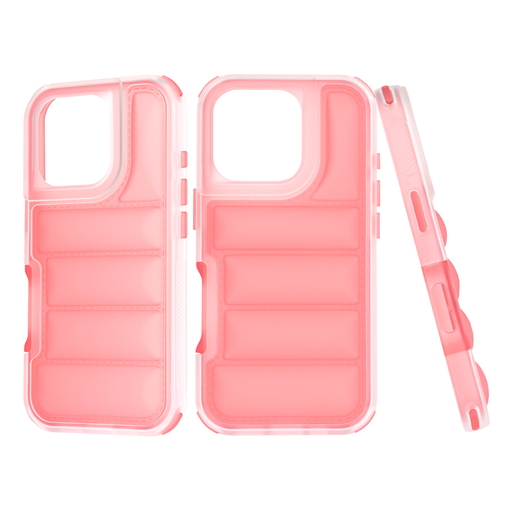 Techsuit - Hullám Pajzs - iPhone 16 Pro - Piros tok Techsuit - Hullám Pajzs - iPhone 16 Pro - Piros tok