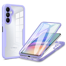  Techsuit - ColorVerse 360 Sorozat + Képernyővédő - Samsung Galaxy A34 5G - Lila tok