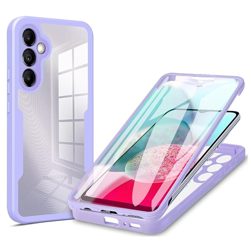 Techsuit - ColorVerse 360 sorozat + képernyővédő - Samsung Galaxy A14 4G / A14 5G - Lila tok Techsuit - ColorVerse 360 sorozat + képernyővédő - Samsung Galaxy A14 4G / A14 5G - Lila tok
