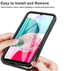  Techsuit - ColorVerse 360 sorozat + képernyővédő - Samsung Galaxy A14 4G / A14 5G - Lila tok - 4. kép
