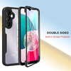  Techsuit - ColorVerse 360 Sorozat + Képernyővédő - Samsung Galaxy A15 4G / A15 5G - Rózsaszín tok - 4. kép
