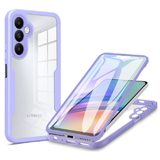  Techsuit - ColorVerse 360 Sorozat + Képernyővédő - Samsung Galaxy A15 4G / A15 5G - Lila tok