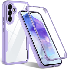  Techsuit - ColorVerse 360 Sorozat + Képernyővédő - Samsung Galaxy A35 5G - Lila tok