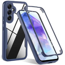  Techsuit - ColorVerse 360 Sorozat + Képernyővédő - Samsung Galaxy A55 5G - Kék tok