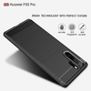  Techsuit - Carbon Szilikon - Huawei P30 Pro / P30 Pro New Edition - Fekete tok - 1. kép