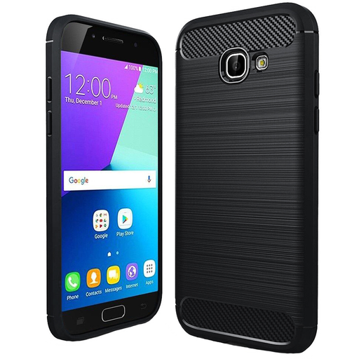 Techsuit - Szénszálas Szilikon - Samsung Galaxy A5 2017 A520 - Fekete tok Techsuit - Szénszálas Szilikon - Samsung Galaxy A5 2017 A520 - Fekete tok