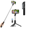  Techsuit - Szelfibot (Q01) - Bluetooth távirányítóval és stabil háromlábú állvánnyal, 101 cm - Fekete thumbnail