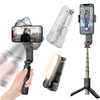  Techsuit - Mini Gimbal Selfie Bot (L09) - Bluetooth Távirányító, Stabil Állványrögzítő és Telefonstabilizátor, 72 cm - Fekete - 0. kép