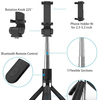  Techsuit - Selfie Bot (L01) - Stabil Állvány Tripod, Hosszabbítható Karral, Bluetooth Távirányítóval, 70 cm - Fekete - 2. kép