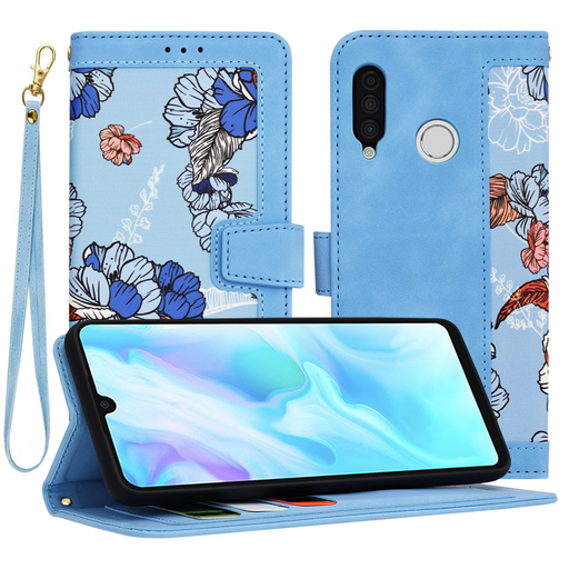 Techsuit - FlipCraft - Huawei P30 Lite / P30 Lite Új kiadás - Élénk kék tok Techsuit - FlipCraft - Huawei P30 Lite / P30 Lite Új kiadás - Élénk kék tok