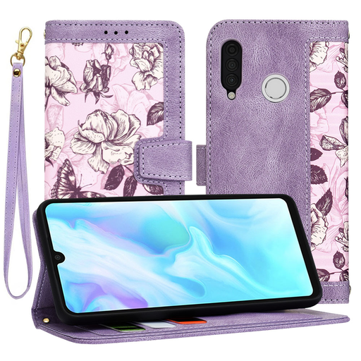 Techsuit - FlipCraft - Huawei P30 Lite / P30 Lite New Edition - Titokzatos Lila tok Techsuit - FlipCraft - Huawei P30 Lite / P30 Lite New Edition - Titokzatos Lila tok