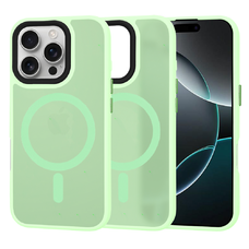  Techsuit - HaloFrost MagSafe Sorozat - iPhone 16 Pro - Világoszöld tok