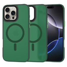  Techsuit - HaloFrost MagSafe sorozat - iPhone 16 Pro Max - Éjféli Zöld tok