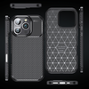  Techsuit - Karbonszál - iPhone 16 Pro - Fekete tok - 0. kép