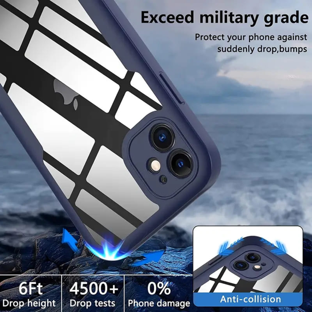  Techsuit - ColorVerse 360 Sorozat + Kijelzővédő - iPhone 16 Pro - Lila tok - 6