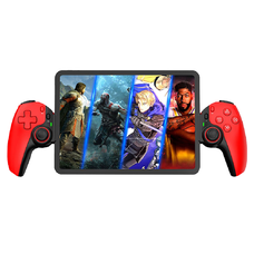 Techsuit - Vezeték nélküli kontroller (BSP-D9) - Gamepad táblagépekhez, telefonokhoz, Nintendo Switch/PS3/PS4, Bluetooth V5.2, 400mAh - Piros