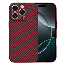  Techsuit - Carbonite Szálas Héj - iPhone 16 Pro - Piros tok