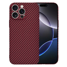  Techsuit - Karbonit Szálhéj - iPhone 16 Pro Max - Piros tok