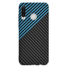  Techsuit - Carbonit FiberShell - Huawei P30 Lite / P30 Lite Új Kiadás - Kék Lendület tok - 1. kép