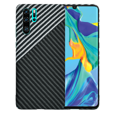  Techsuit - Karbonit Rostburkolat - Huawei P30 Pro / P30 Pro Új Kiadás - Rejtett Szürke tok