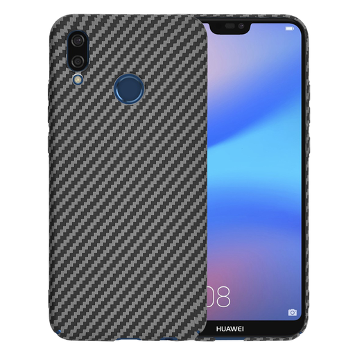  Techsuit - Carbonite FiberShell - Huawei P20 Lite - Fekete tok