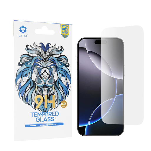 Lito - 2.5D Klasszikus Üveg - iPhone 16 Pro Max - Átlátszó üvegfólia Lito - 2.5D Klasszikus Üveg - iPhone 16 Pro Max - Átlátszó üvegfólia
