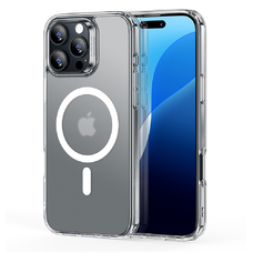  ESR - Klasszikus Hibrid HaloLock - iPhone 16 Pro - Matt Átlátszó tok