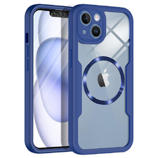  Techsuit - ColorVerse 360 MagSafe Széria + Kijelzővédő - iPhone 13 - Kék tok