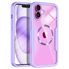 Techsuit - ColorVerse 360 MagSafe Sorozat + Képernyővédő - iPhone 16 Plus - Lila tok