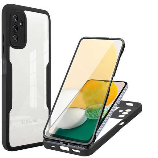Techsuit - ColorVerse 360 Sorozat + Képernyővédő - Samsung Galaxy A13 5G / A04s - Fekete tok Techsuit - ColorVerse 360 Sorozat + Képernyővédő - Samsung Galaxy A13 5G / A04s - Fekete tok