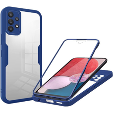  Techsuit - ColorVerse 360 sorozat + képernyővédő - Samsung Galaxy A13 4G - Kék tok