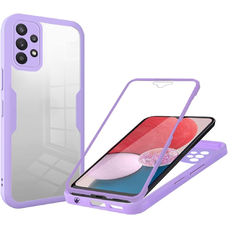  Techsuit - ColorVerse 360 Sorozat + Képernyővédő - Samsung Galaxy A13 4G - Lila tok