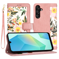  Techsuit - FlipCraft - Samsung Galaxy A16 4G / A16 5G - Szívszerelmes rózsaszín tok