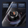  Techsuit - Prémium autós töltő (TE-P31) - USB QC3.0 18W, Type-C PD30W, összesen 48W, LED fény - Fekete - 2. kép