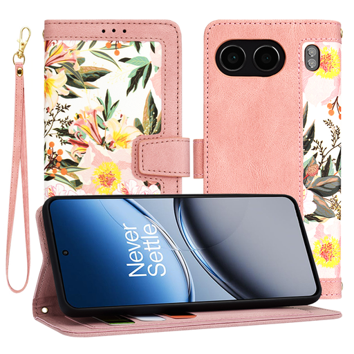Techsuit - FlipCraft - OnePlus Nord 4 - Rózsaszín Szívű tok Techsuit - FlipCraft - OnePlus Nord 4 - Rózsaszín Szívű tok
